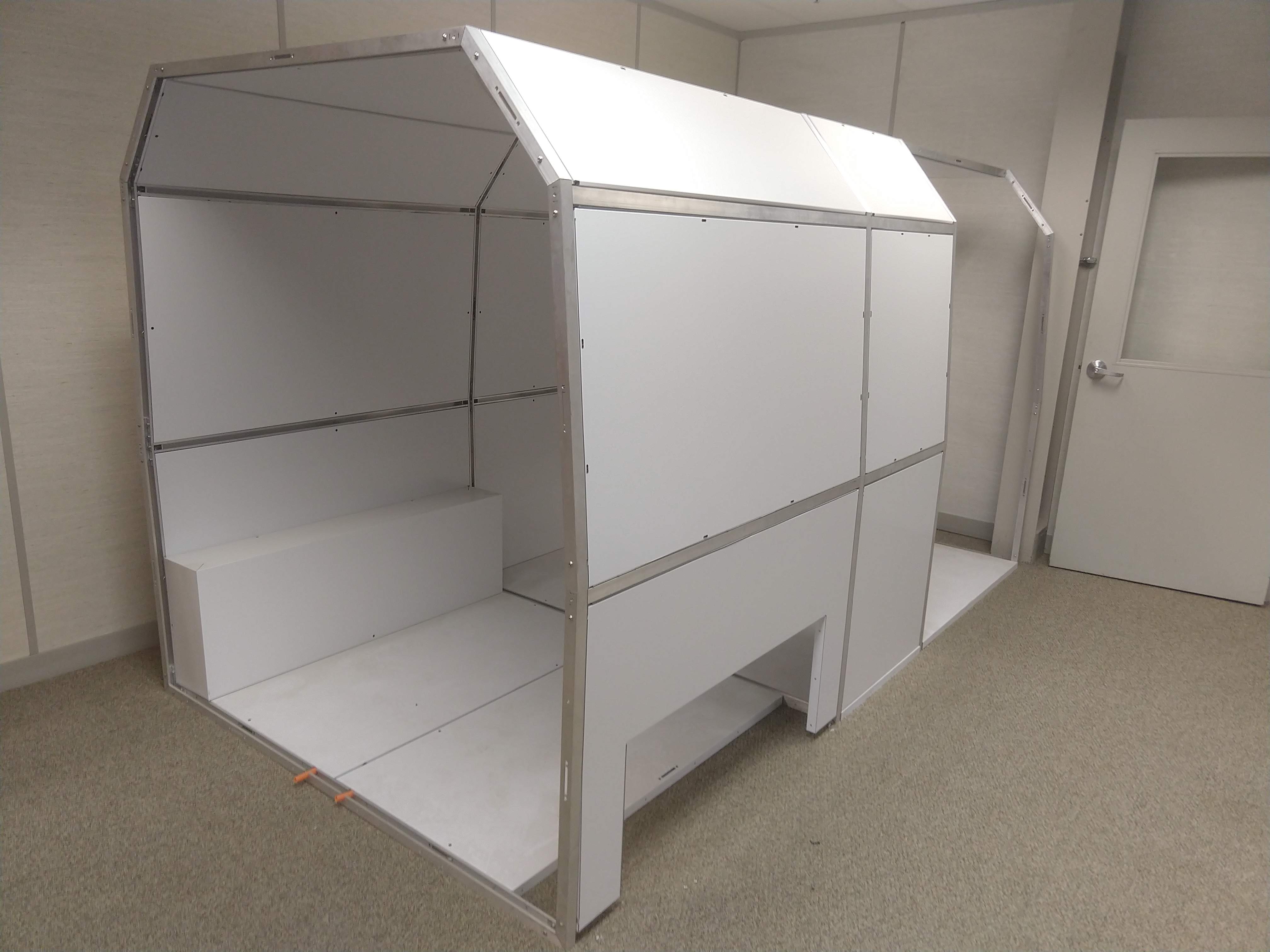 Camper Van Frame Prototype with Wall Panels